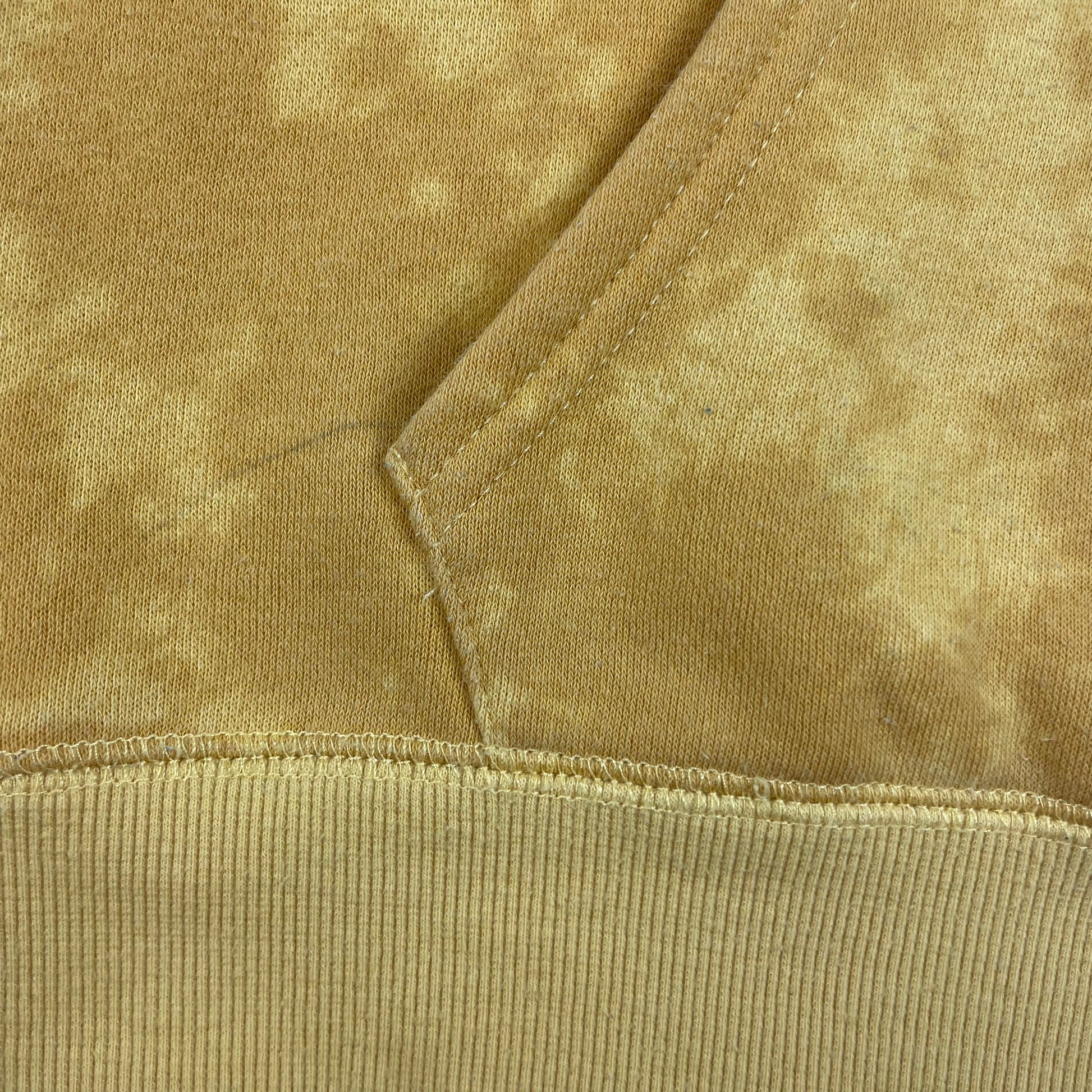 Gelber Kinder-Kapuzenpullover mit Golden State Warriors Logo, Größe 7 – pocket