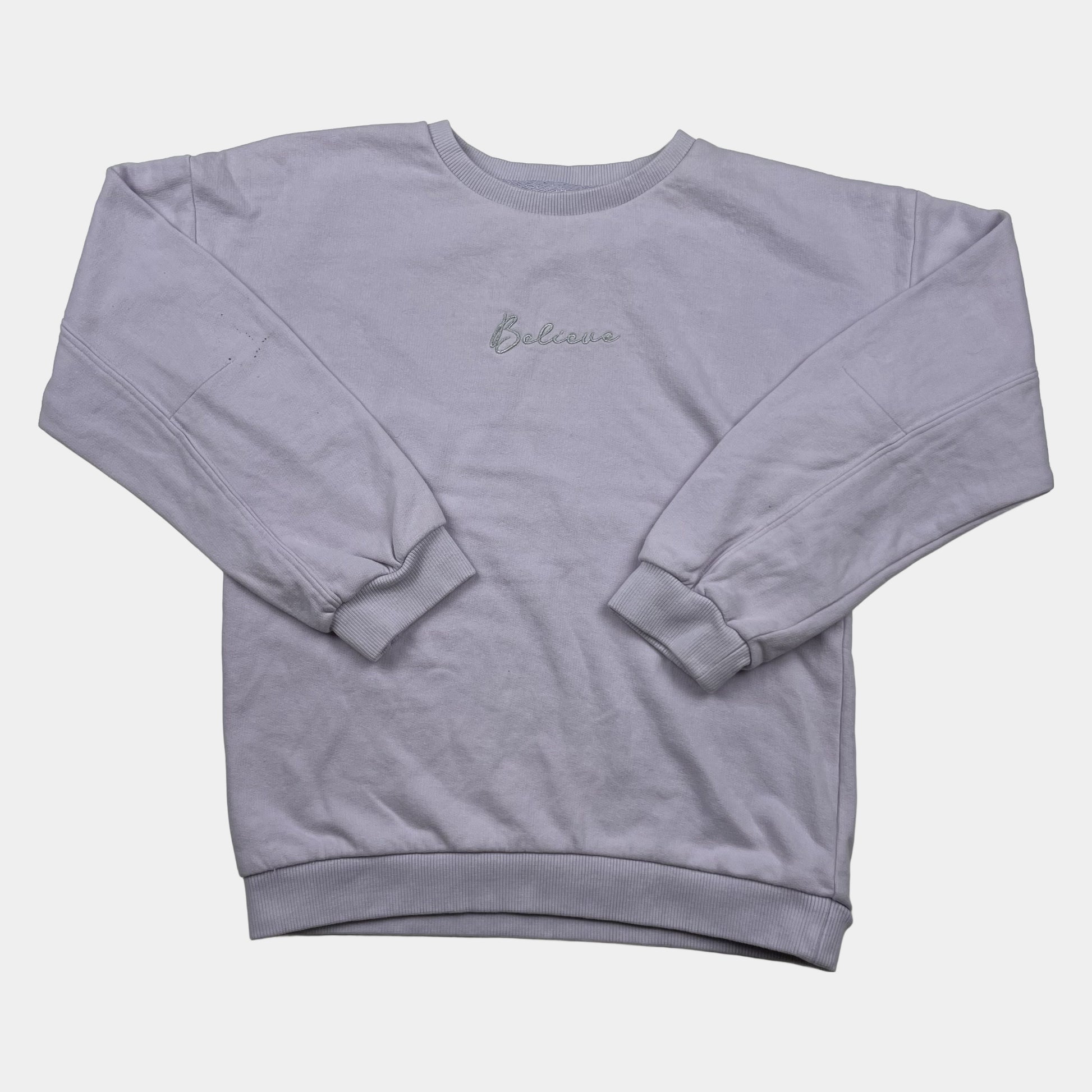 Fliederfarbenes Kinder-Sweatshirt mit 