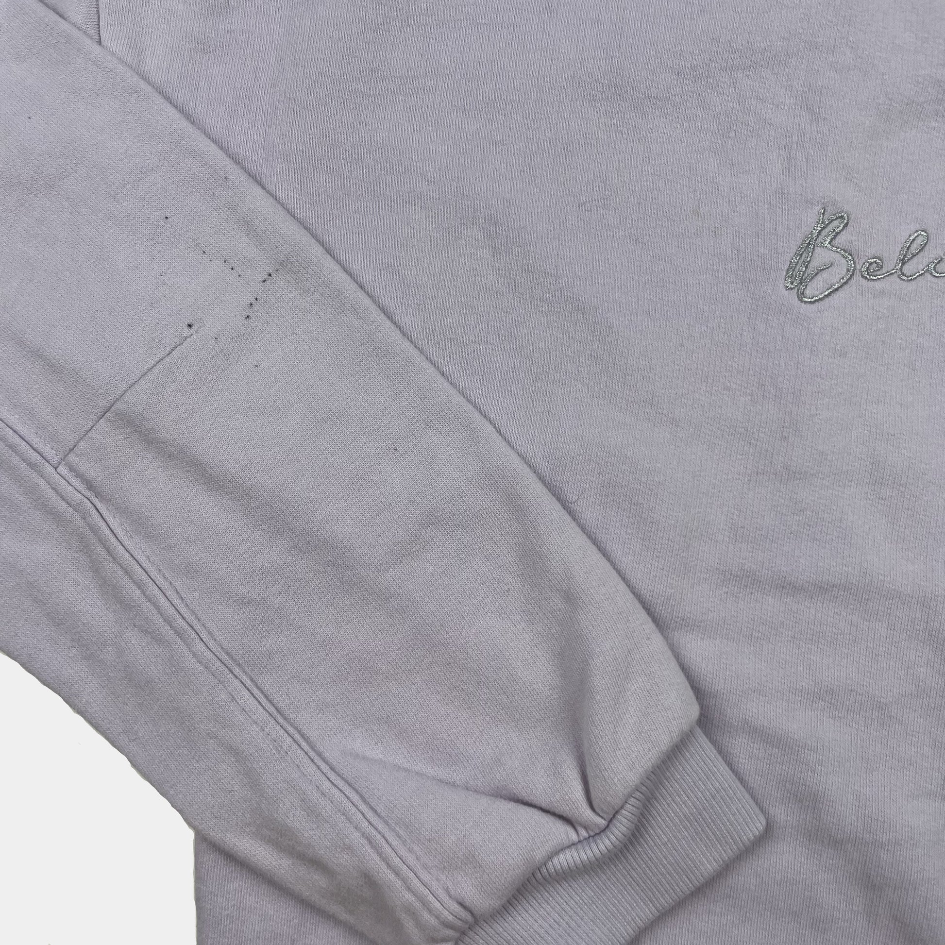 Fliederfarbenes Kinder-Sweatshirt mit 