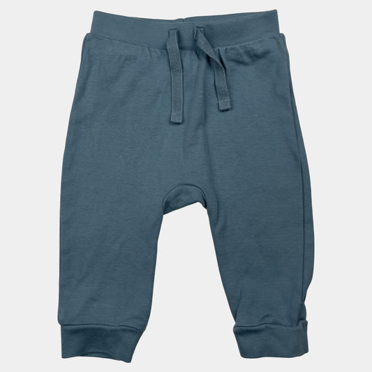 Blaue Baby-Jogginghose aus Baumwolle mit Kordelzug, Größe 3–6 Monate – front