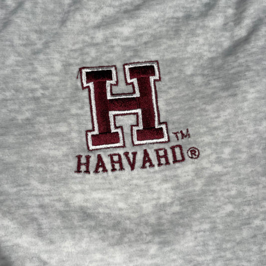 Graue Sporthose aus Polyester mit Logo-Aufdruck auf dem linken Bein. – detail