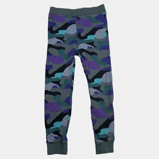 Bunte Baumwoll-Leggings mit Camouflage-Muster für Kinder, Größe 5–6 Jahre – front