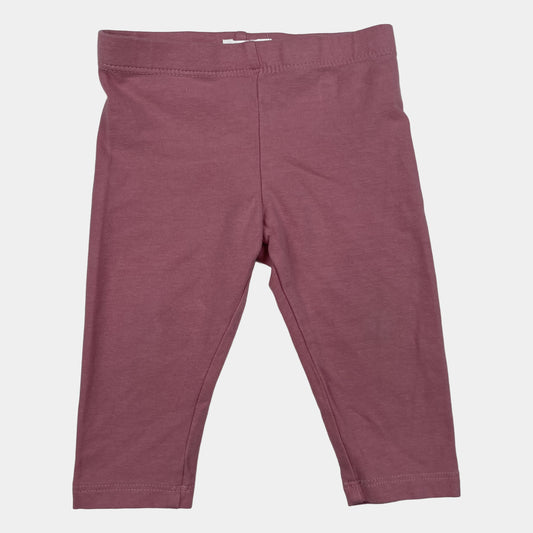 Rosa Leggings aus Baumwolle für Babys im Alter von 3–6 Monaten