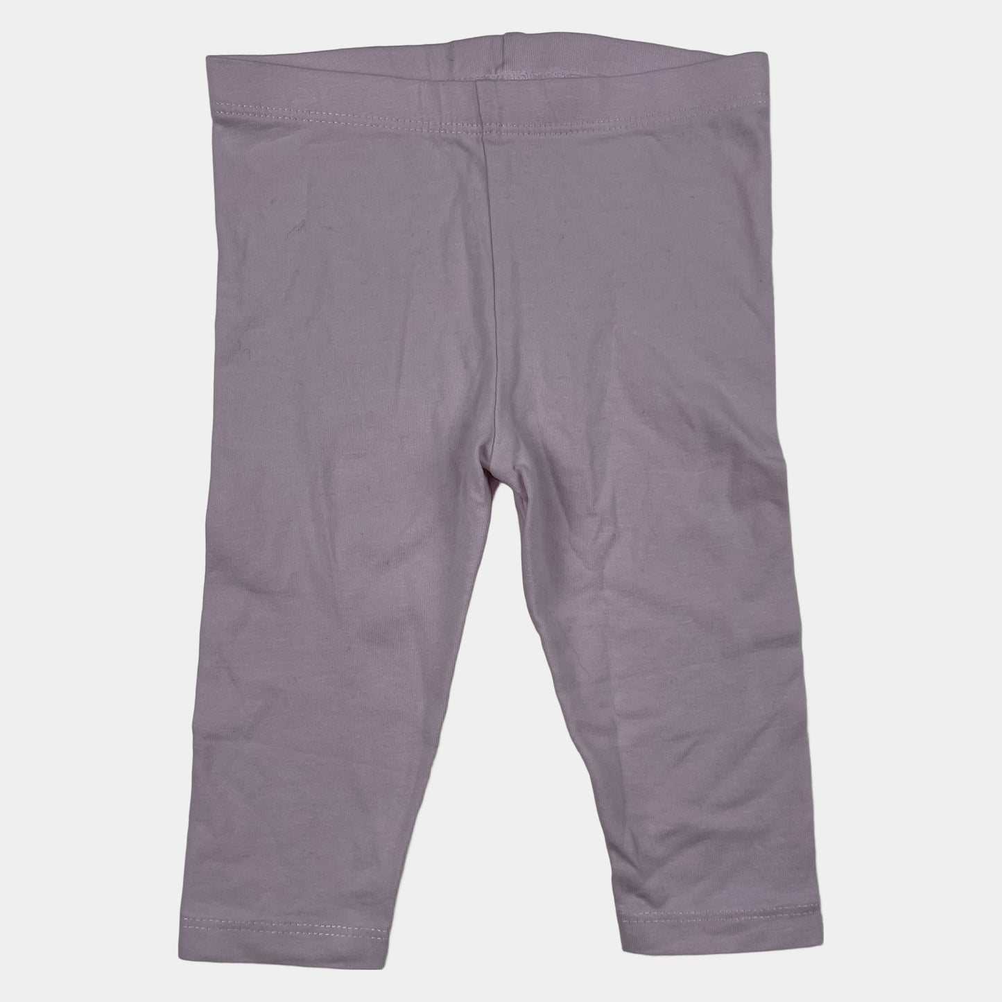 Lila Leggings aus Baumwolle für Babys, Größe 6-9 Monate – front