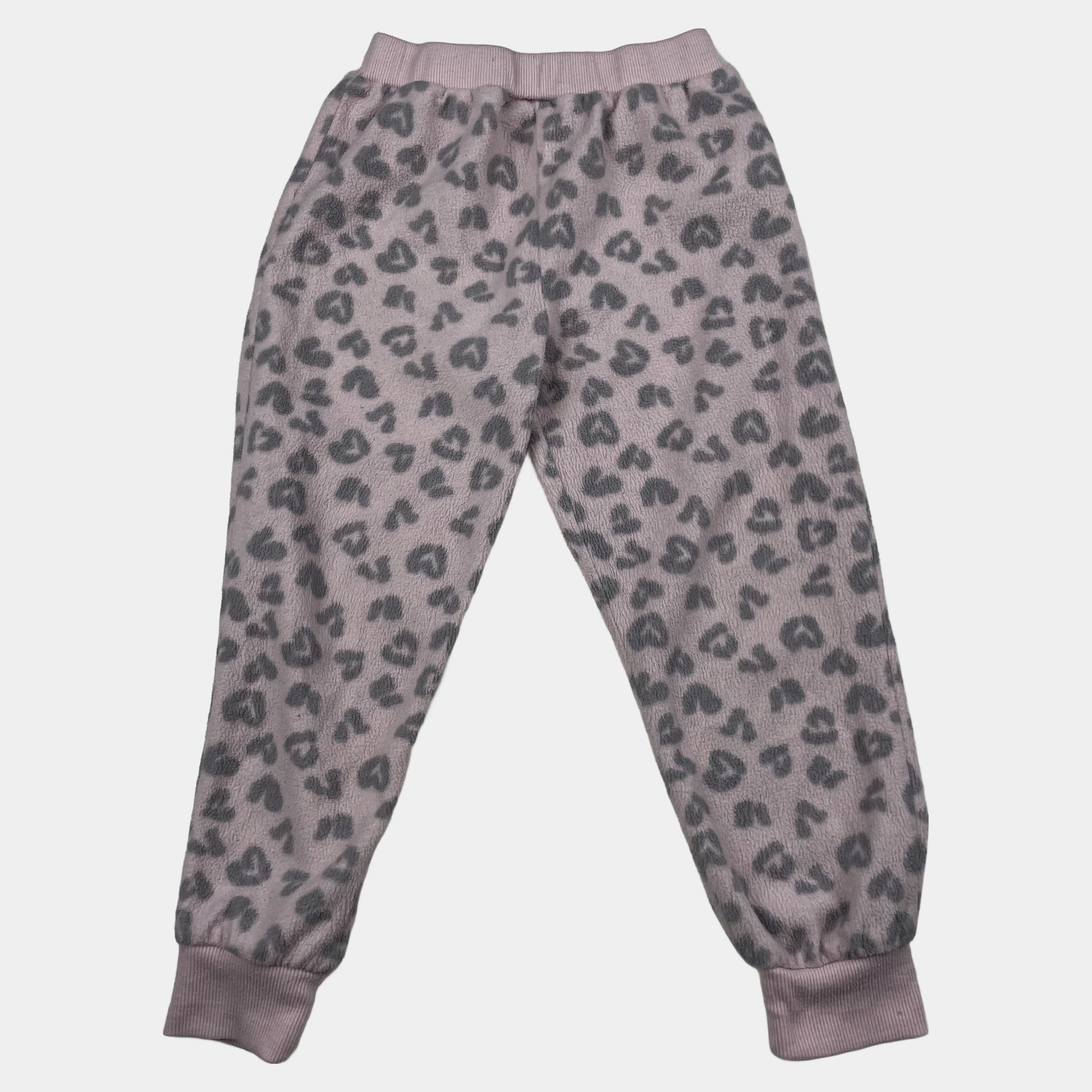 Rosa Hose mit Leopardenmuster Größe 4-5 Jahre