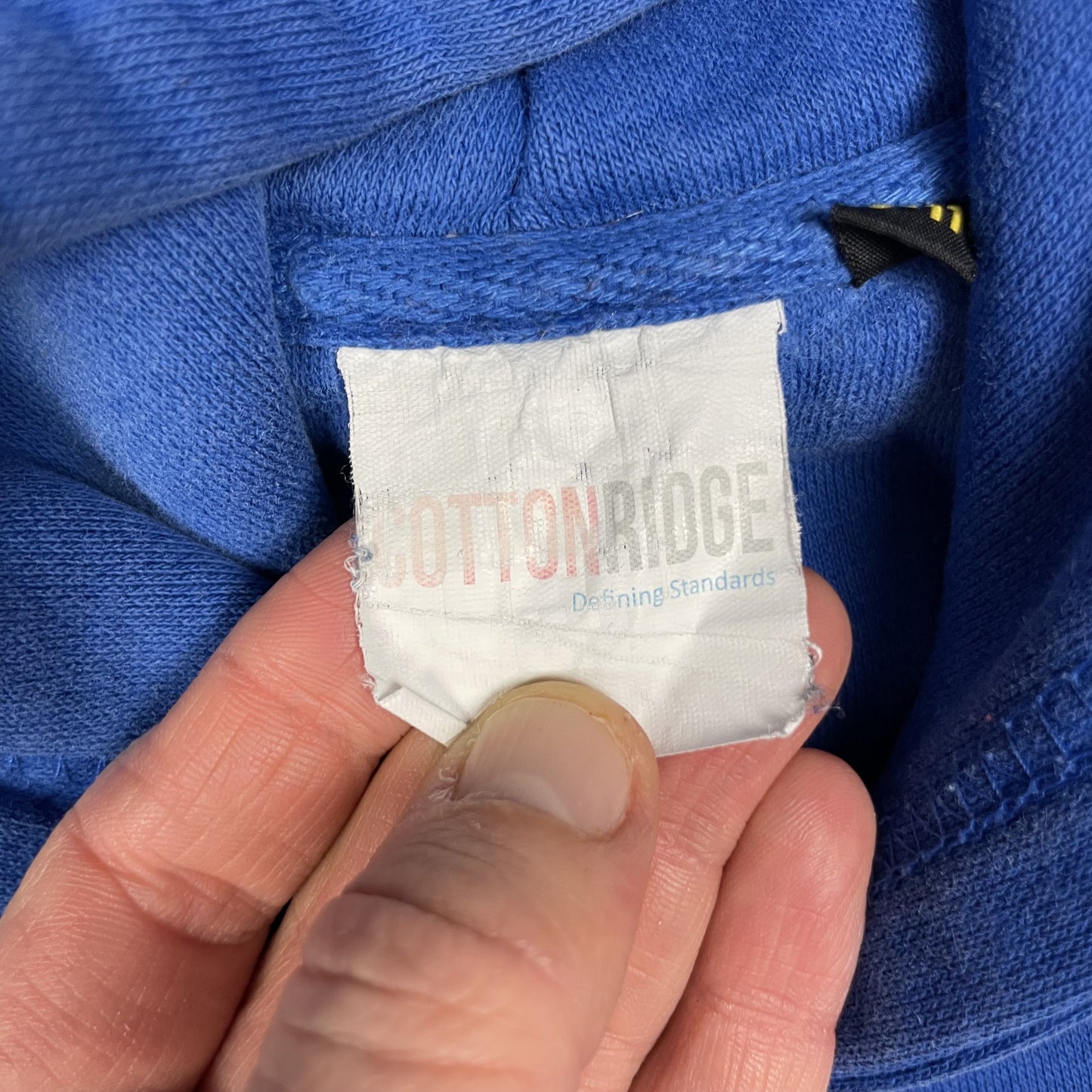 Blaues Kapuzen-Sweatshirt mit Logo-Aufdruck für 9-11 Jahre