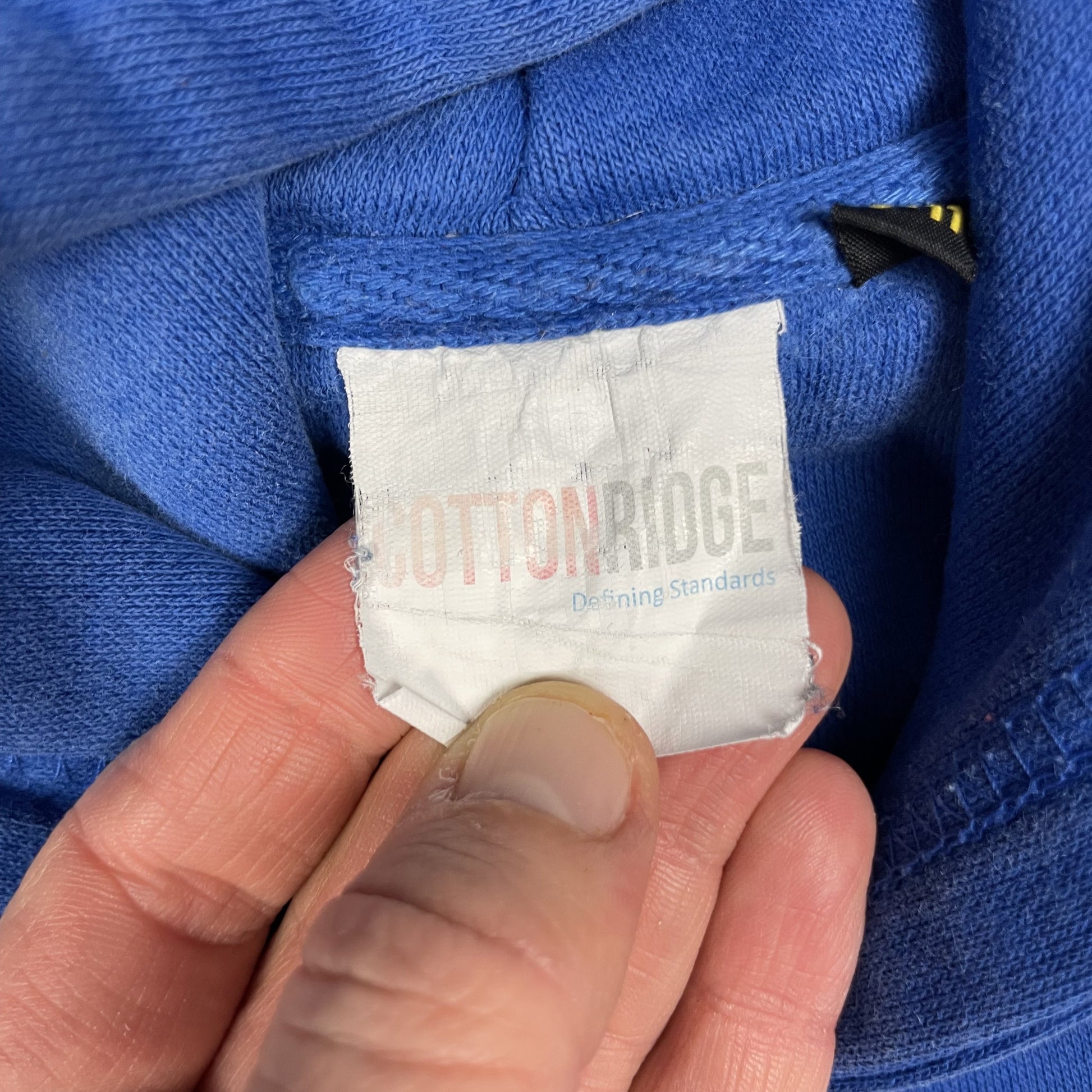 Blaues Kapuzen-Sweatshirt mit Logo-Aufdruck für 9-11 Jahre