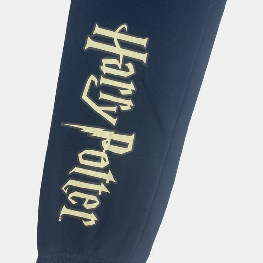 Blaue Jogginghose mit Harry-Potter-Design und elastischem Bund – detail