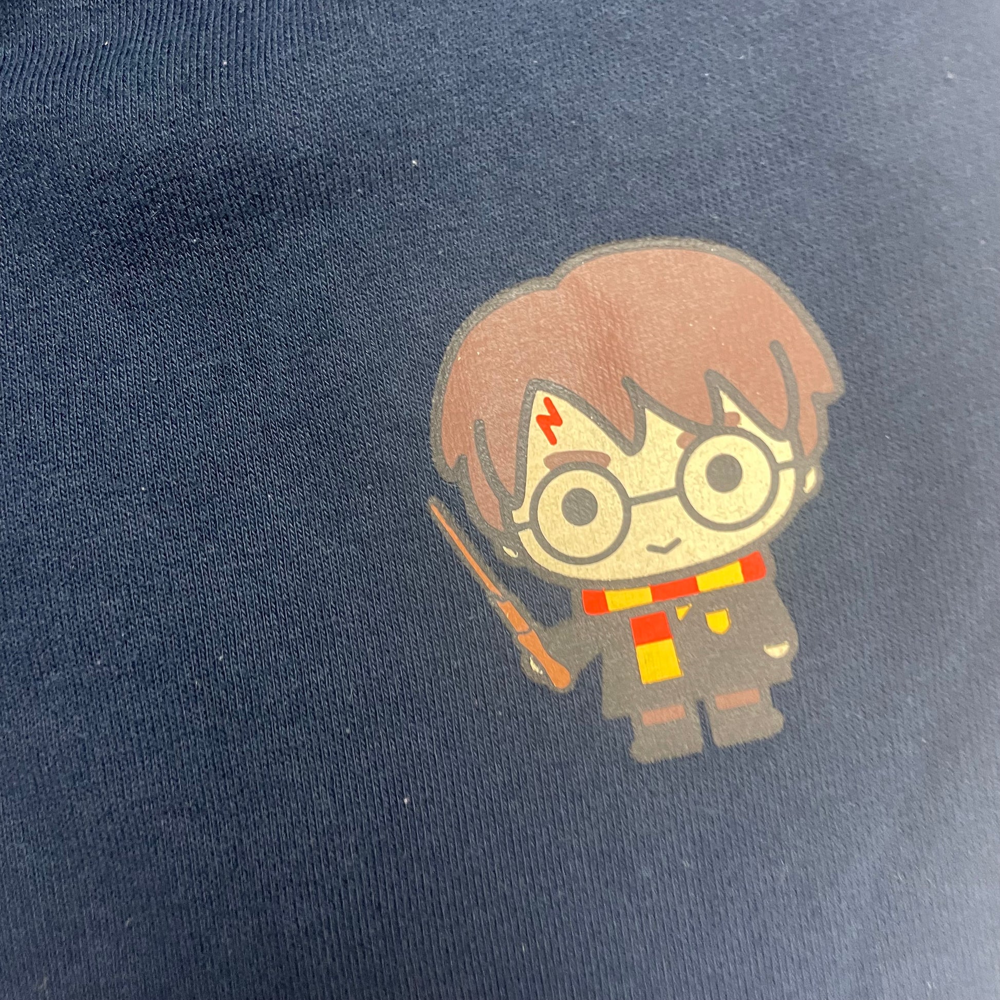 Blaue Jogginghose mit Harry-Potter-Design und elastischem Bund