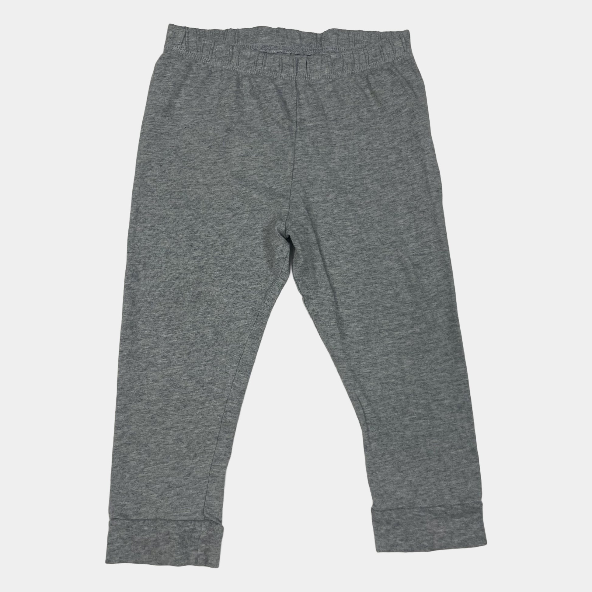 Graue Baumwollhose mit elastischem Bund für Kleinkinder