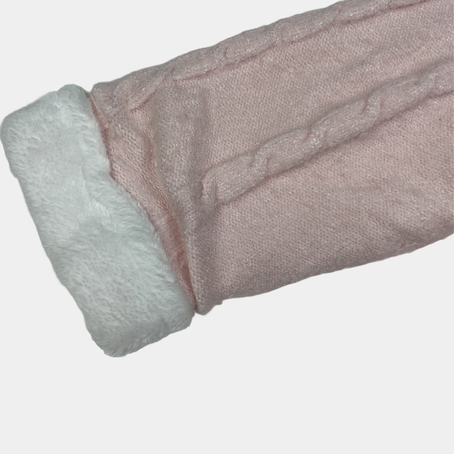 Rosa Jacke mit Kapuze und Knopfverschluss für Babys – sleeve