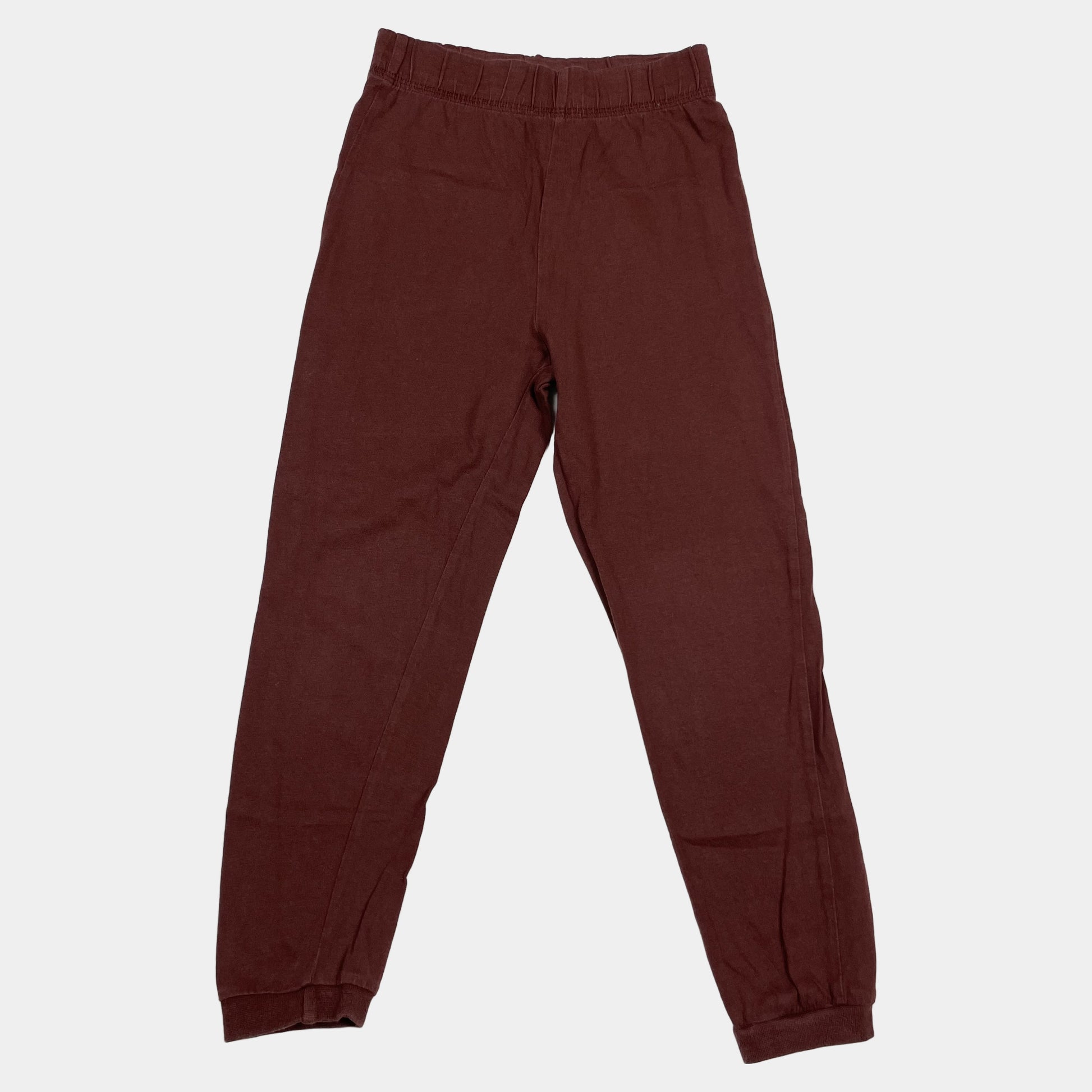 Braune Hose mit elastischem Bund – front