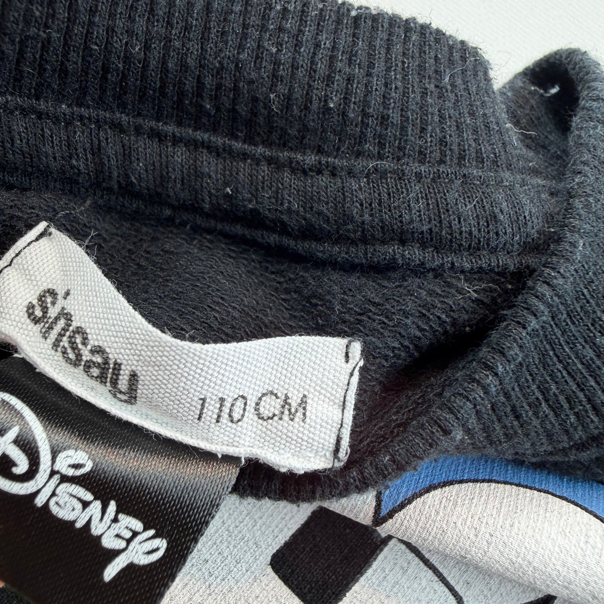 Schwarzes Kinder-Sweatshirt mit Toy-Story-Aliens-Print und Rippbündchen – label