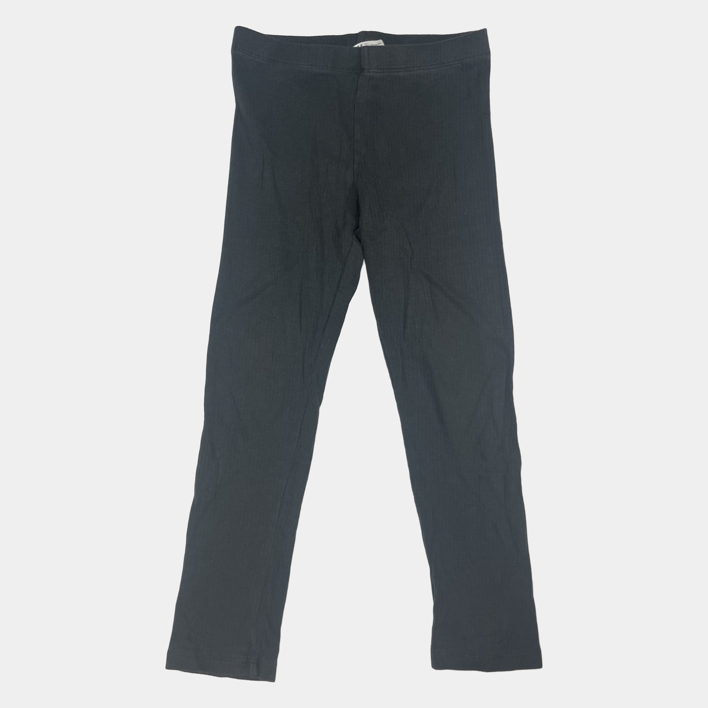 Graue Hose aus Baumwolle mit elastischem Bund – front