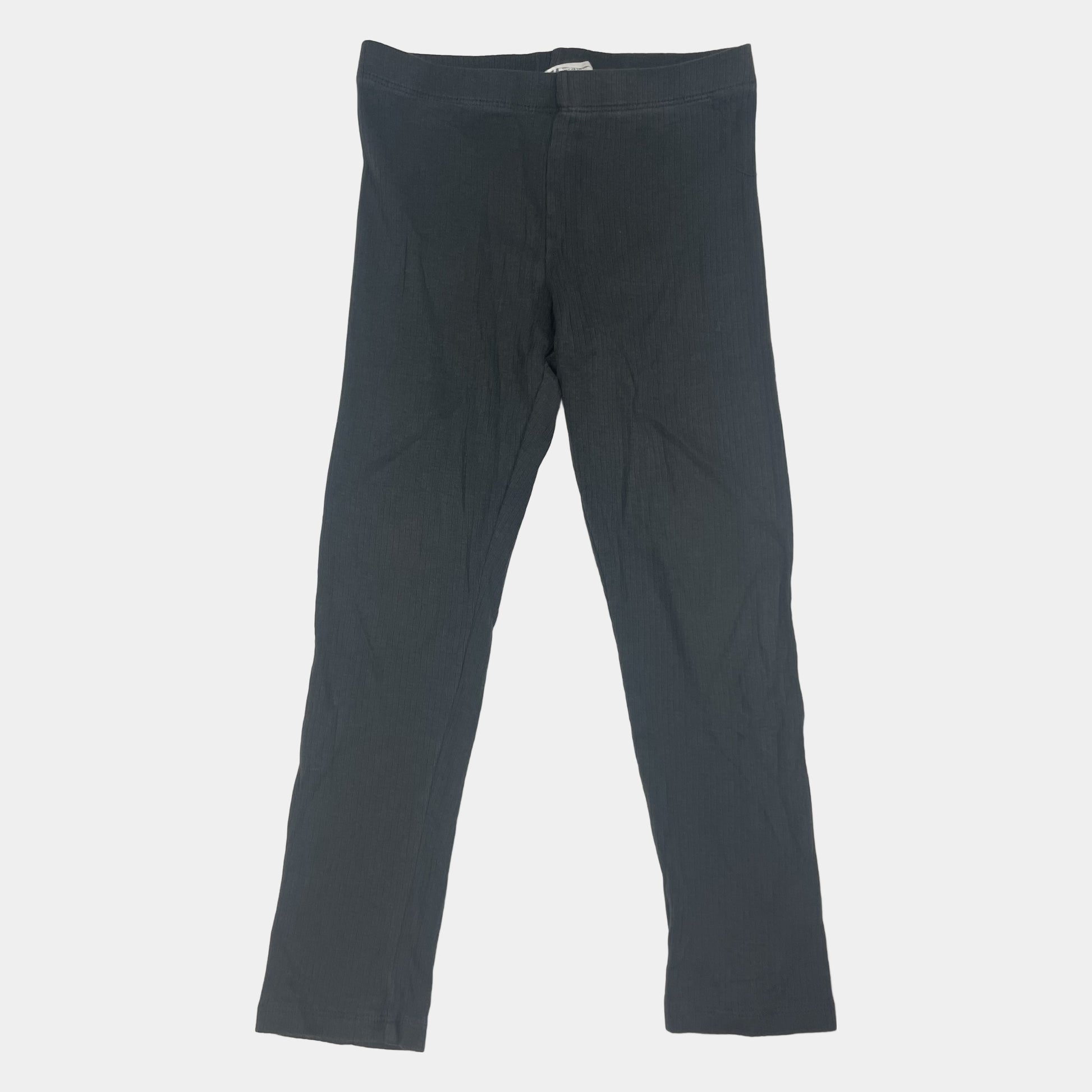 Graue Hose aus Baumwolle mit elastischem Bund – front