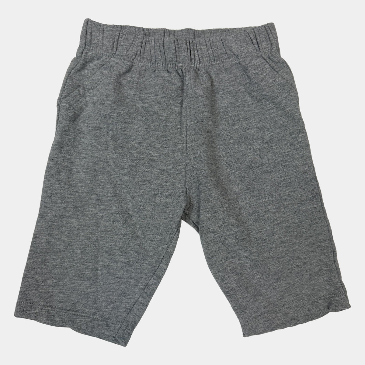 Graue Baby-Sweathose mit elastischem Bund – front