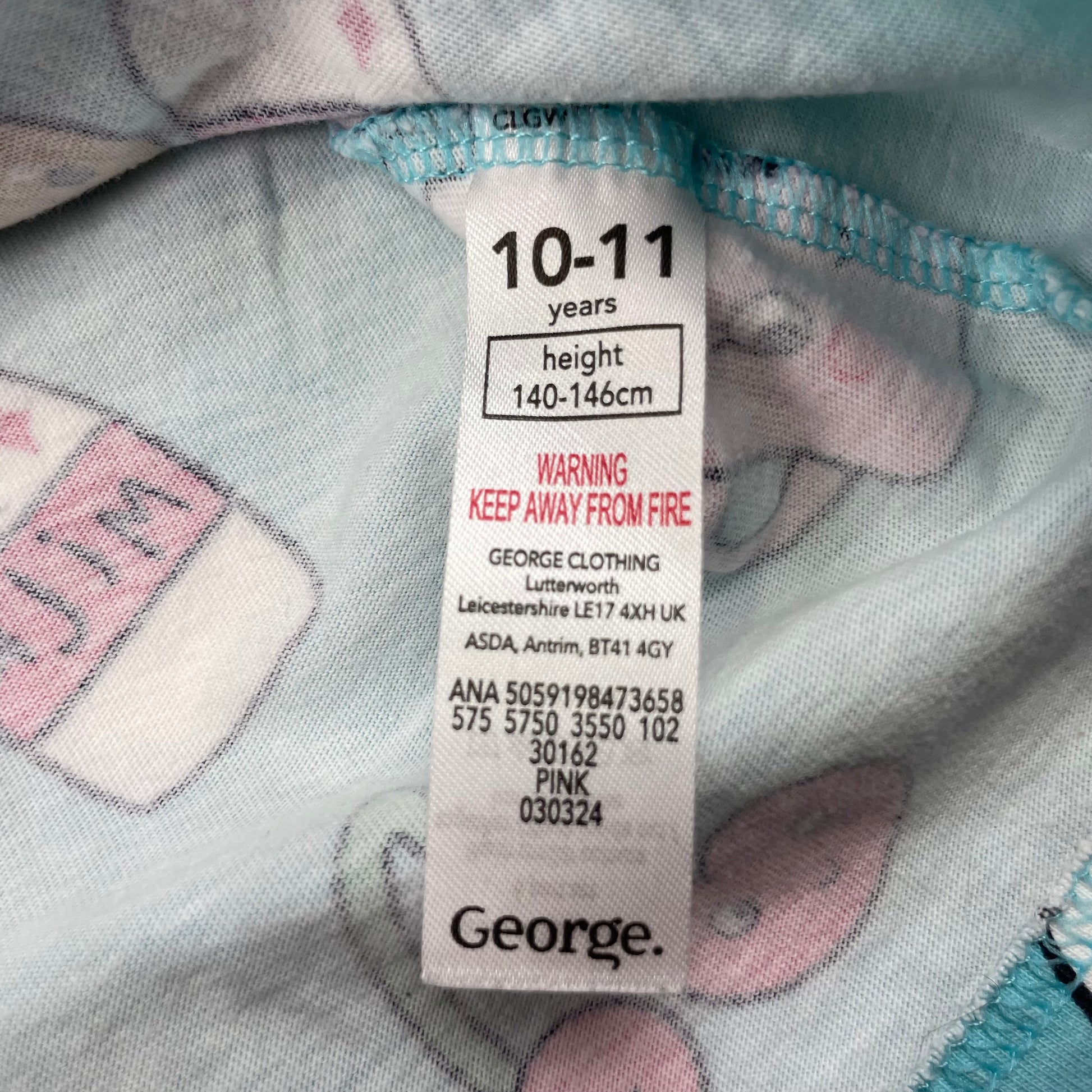 Buntes Langarmshirt mit fröhlichem Motiv aus Baumwolle, für Kinder von 10-11 Jahren – label