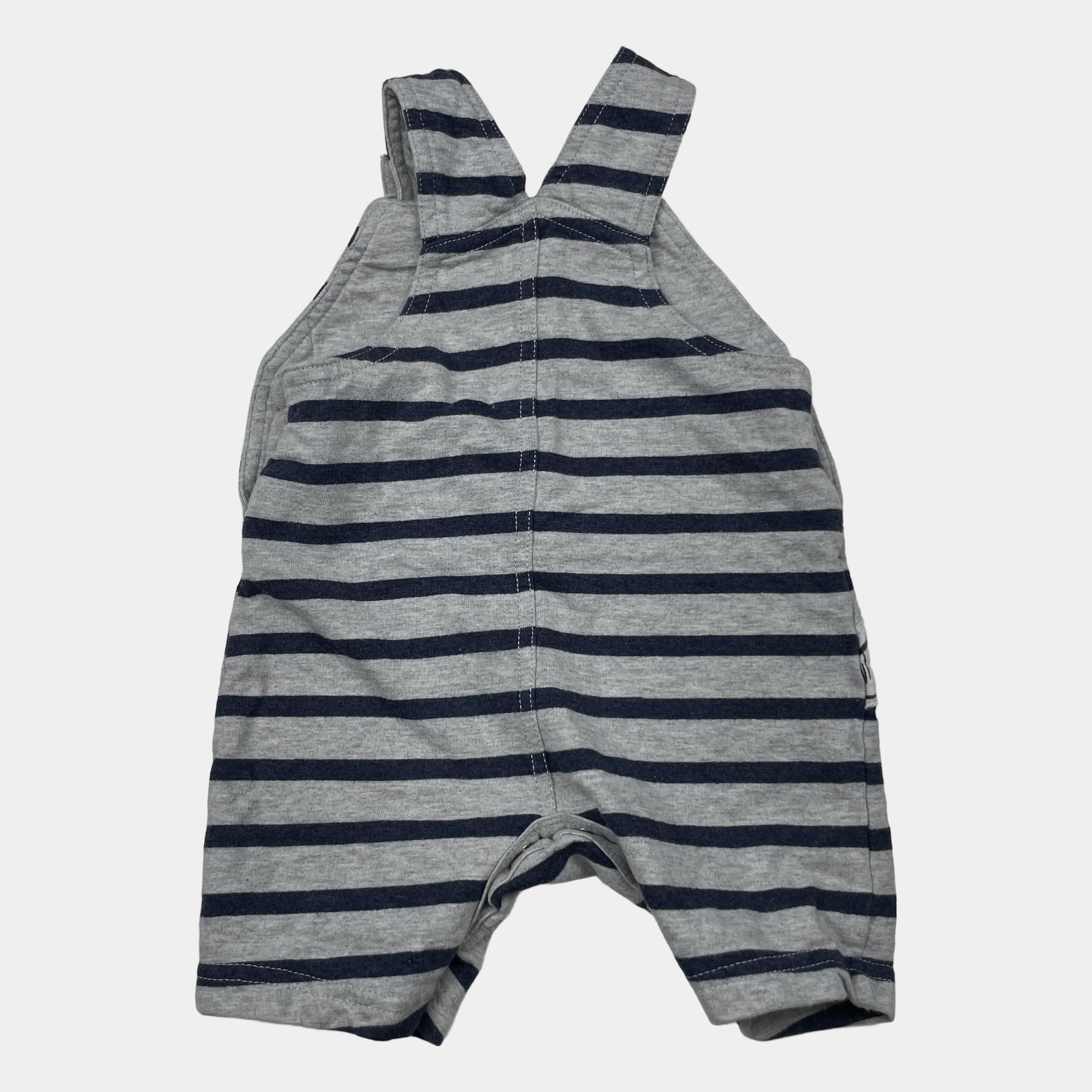 Gestreifter Overall mit Bären und Piglet für Babys – back