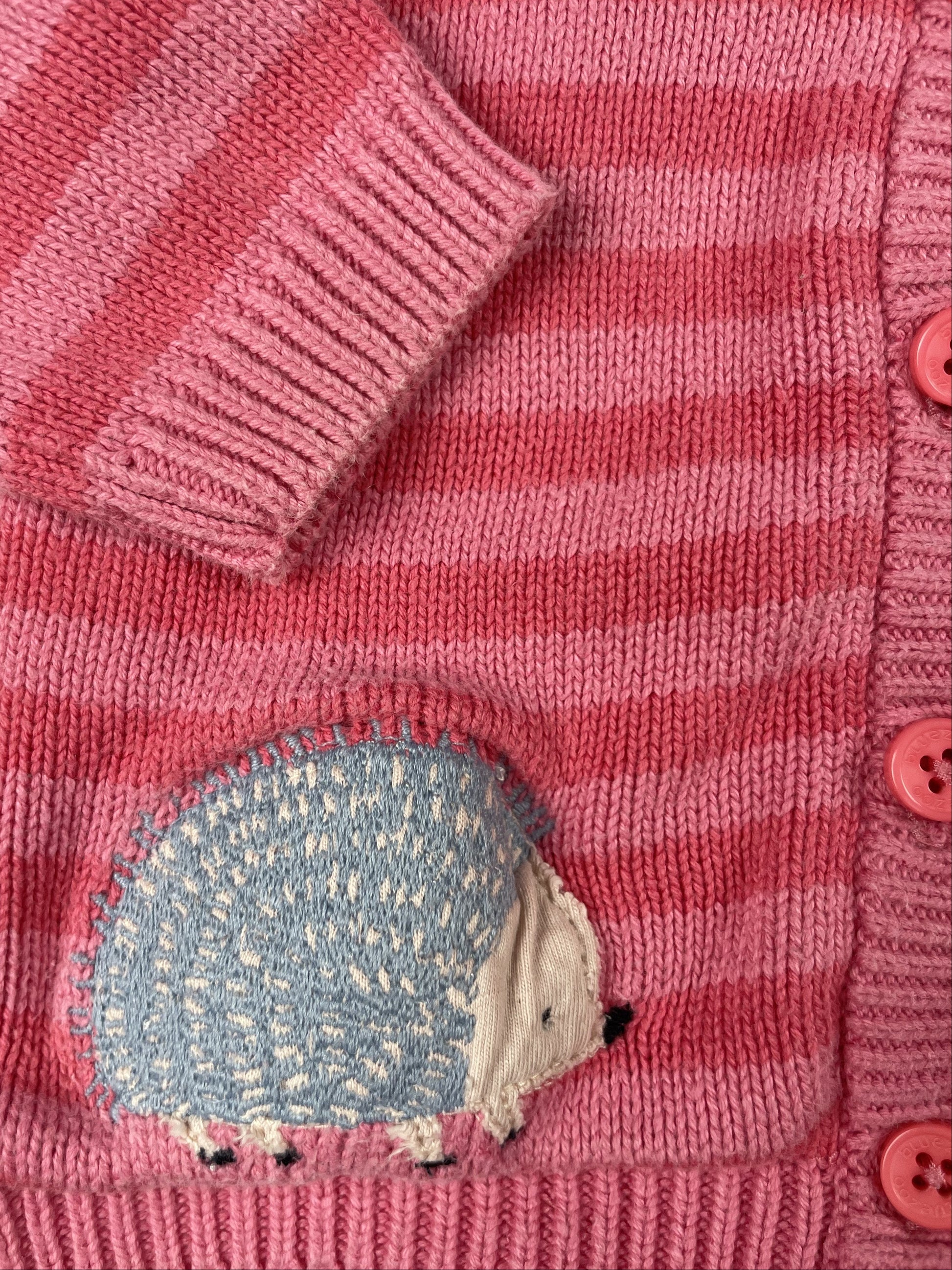 Rosa Babyhose aus Baumwolle von bluezoo, Größe 3–6 Monate – detail