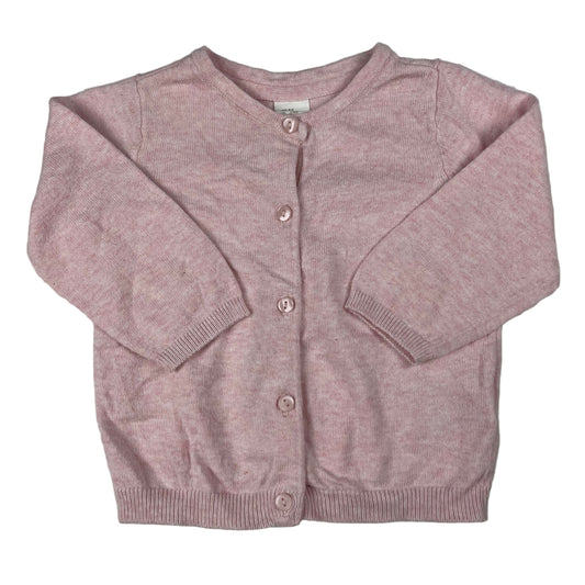 H&M Strickjacke rosa, Größe 74 (6-9 Monate) – front