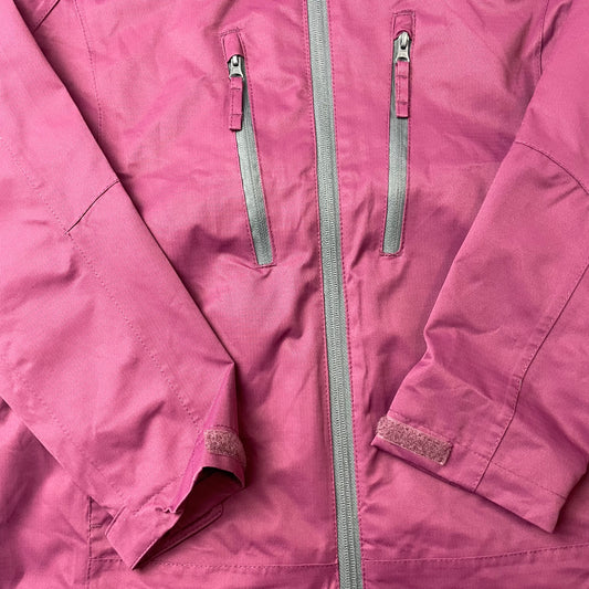 Lila wasserfeste Jacke von Hi Gear in Größe UK 8/EU 36, ideal für kühles Wetter. – zip