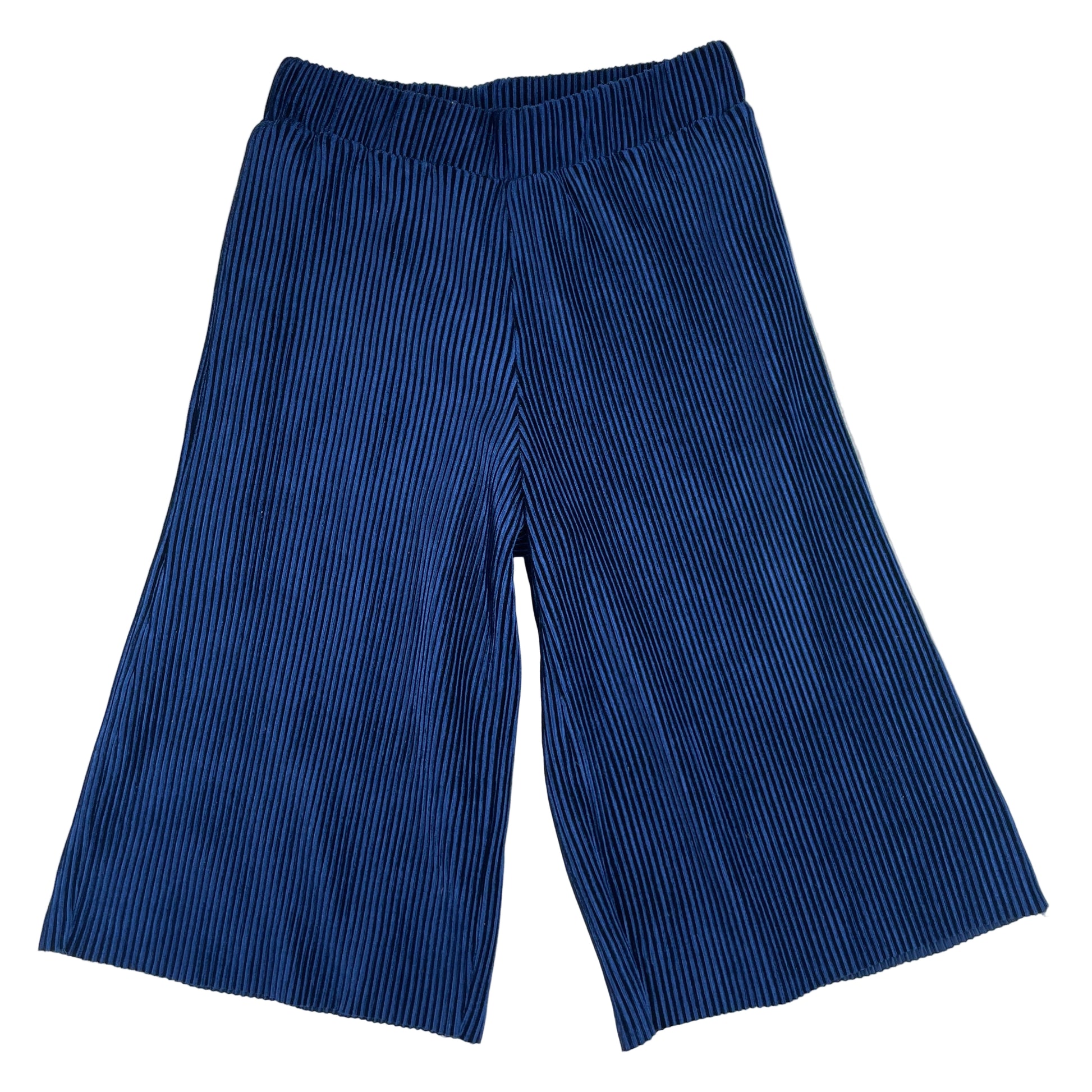 Blaue plissierte Culotte-Hose von Tu, Größe 2-3 Jahre – front