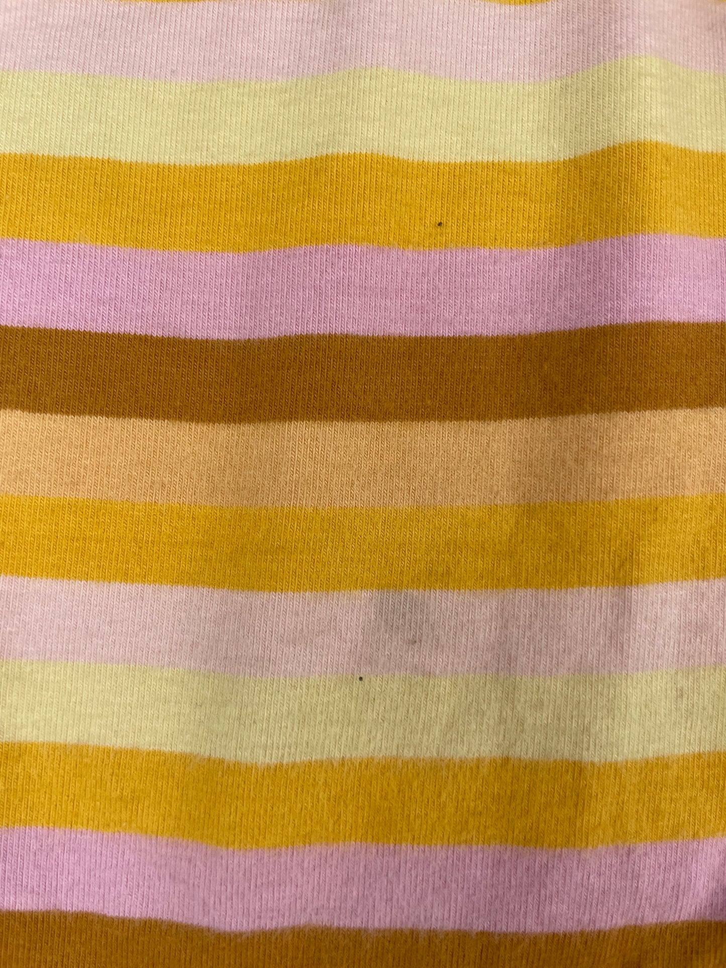 Gestreifte Next Leggings in Gelb und Rosa, Größe 116 (5–6 Jahre) – detail