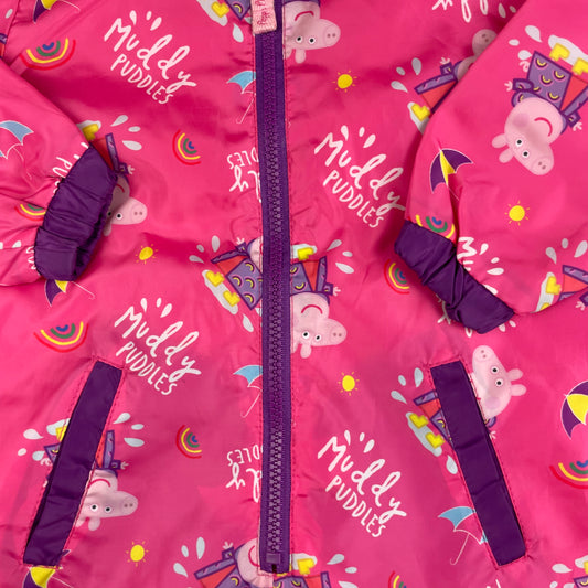 Rosa Regenkombi mit Peppa Pig Motiv für 18-24 Monate – detail