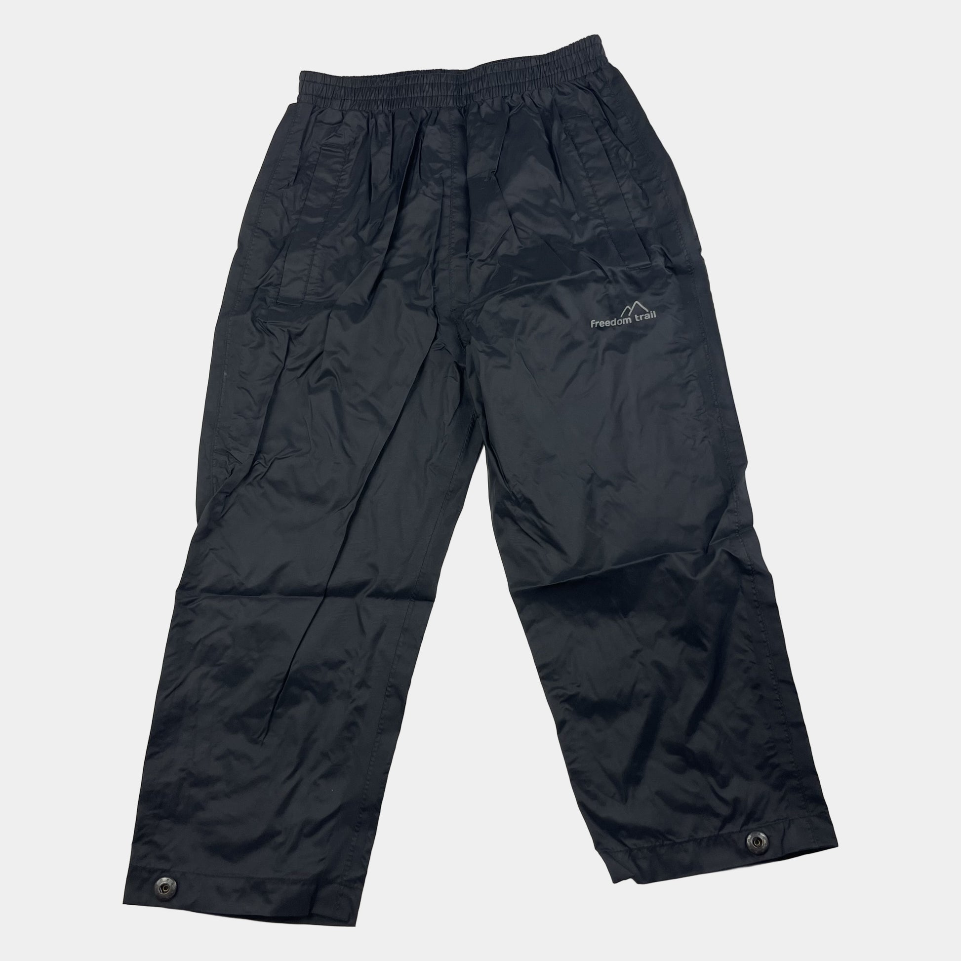 Schwarze Regenhose aus Polyamid von Freedom Trail für Kinder, Größe 3-4 Jahre (ca. 104) – front