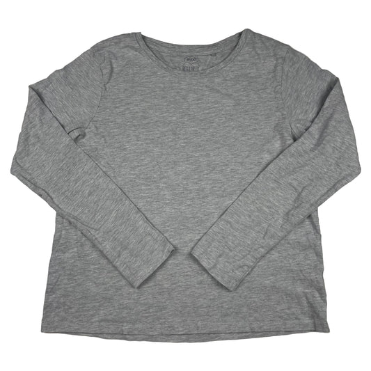 Graues Langarmshirt von Next, Größe 16 Jahre (ca. 168). – front