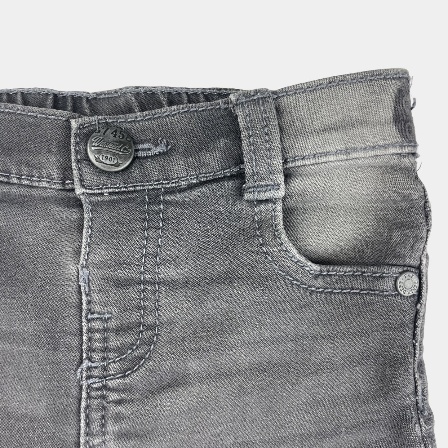 Graue Denim-Hose für Kinder, Größe 104, Zustand sehr gut