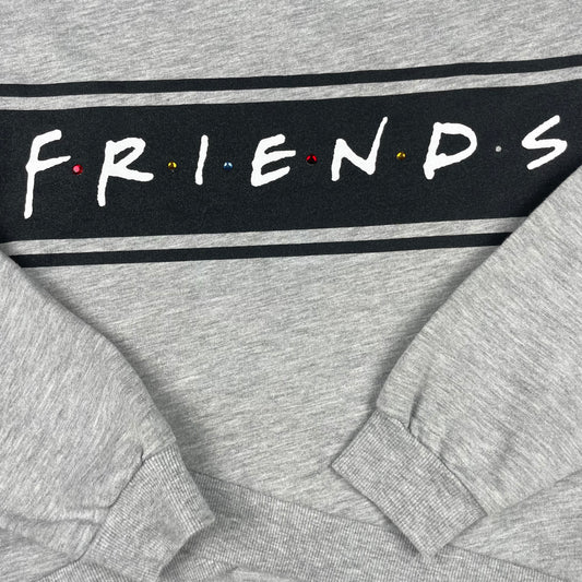 Grauer Friends Sweatshirt von George, Größe 9–10 Jahre (135–140 cm) – detail