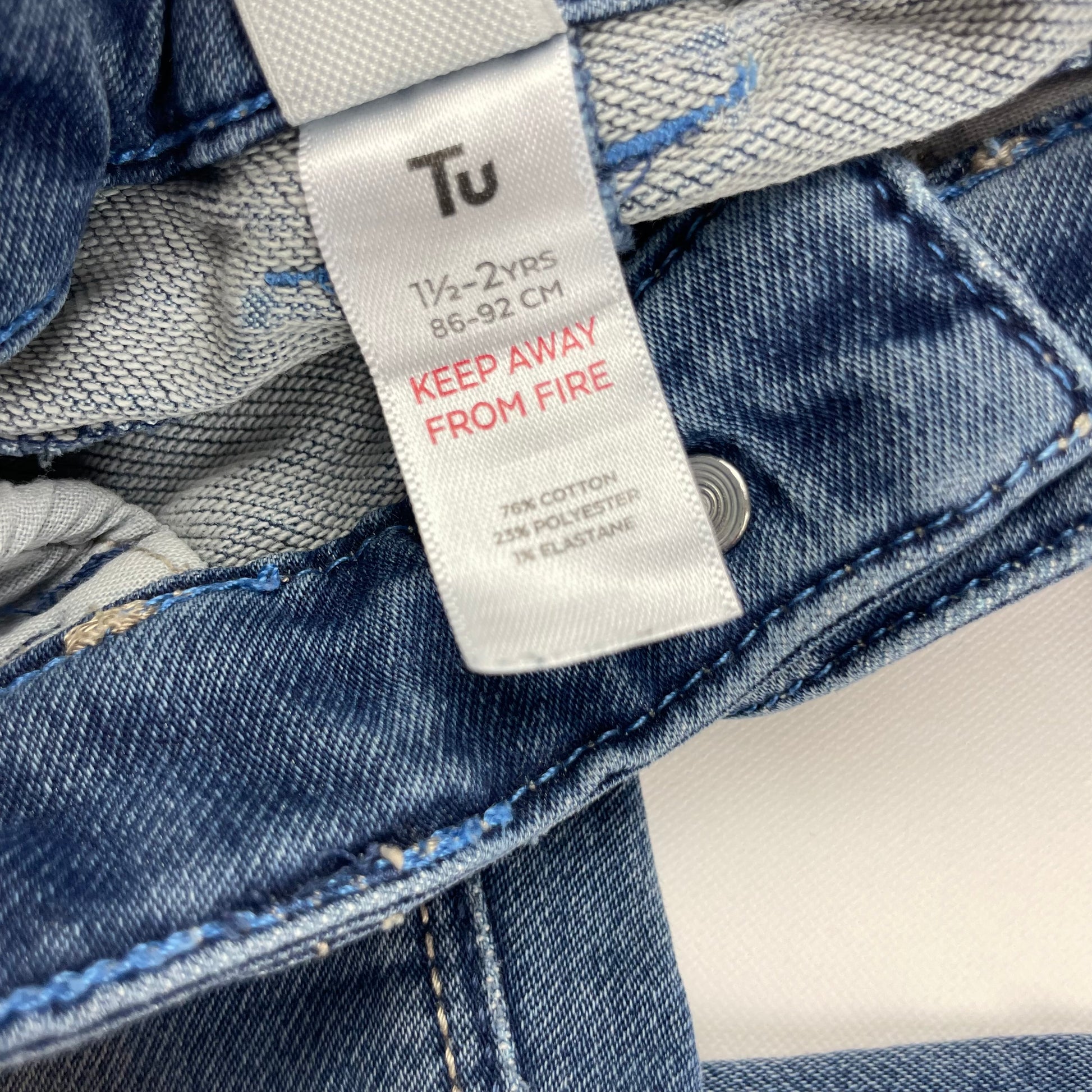 Blaue Denim-Hose für Kinder 1½-2 Jahre von Tu – label