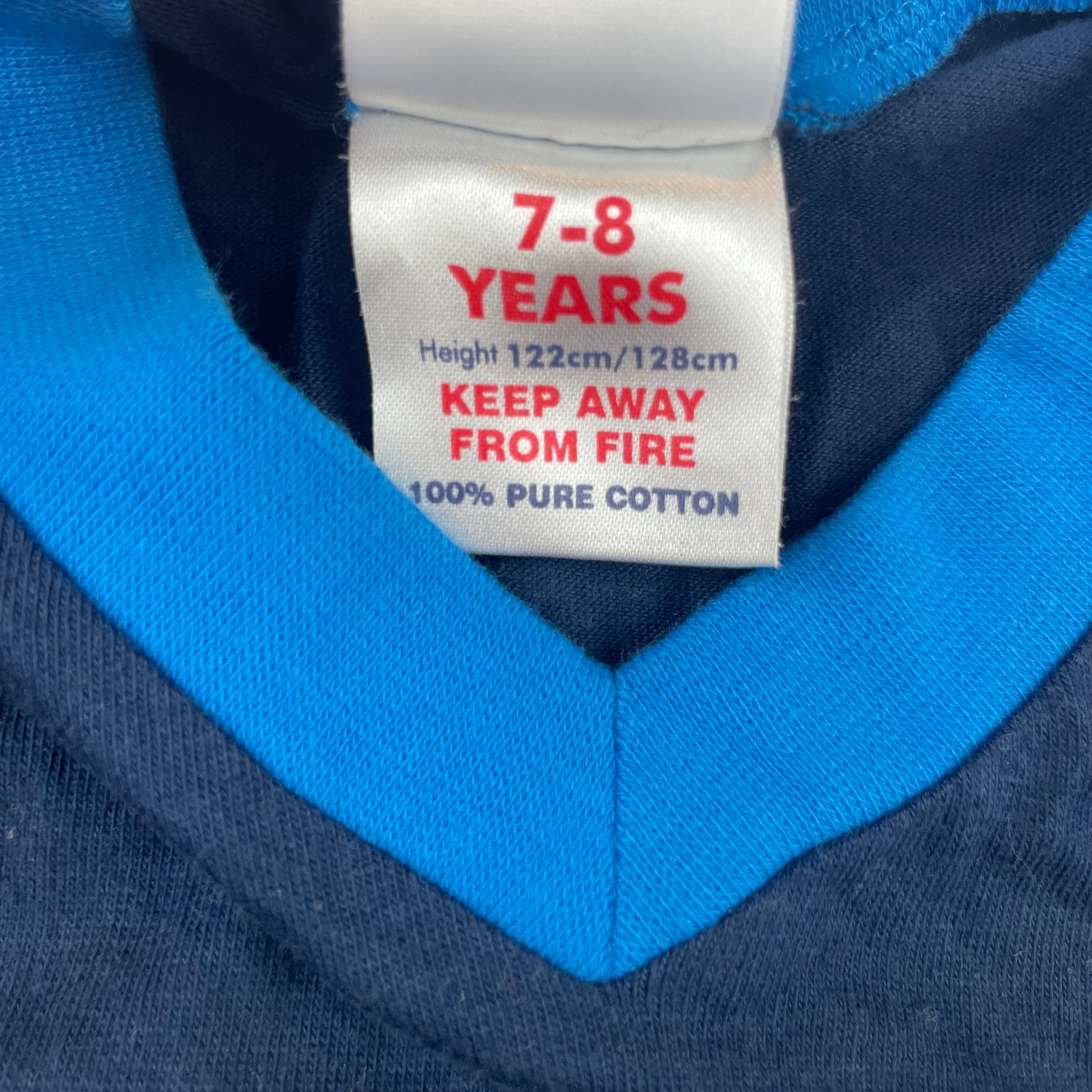 Blaues Langarmshirt für Kinder mit "The Amigos" Pinguin-Motiv – tag