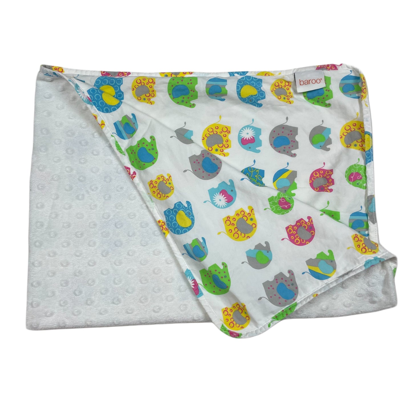 Babydecke mit Elefantenmuster